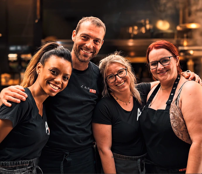 L’équipe de la friterie Arti Frit