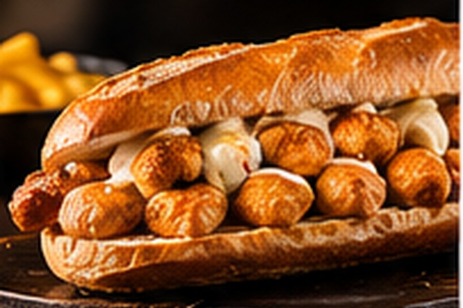 Mitraillette poulet grillé
