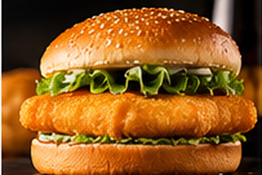 Burger crispy
